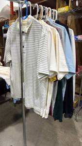 lot 1628 image: Mens polos and button downs