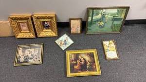 lot 1700 image: Framed wall decor