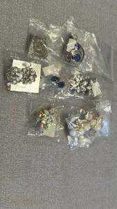 lot 1813 image: Clip on and pierced earrings