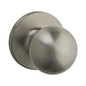 lot 61424 image: Kwikset Regina Knob Half Dummy in Satin Nickel