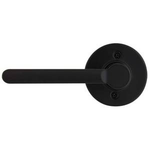 lot 62484 image: Tonebridge Matte Black Dummy Door Handle with Round Rose