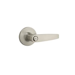 lot 63466 image: Kwikset Sl3000wi Winston Privacy Door Lever Set