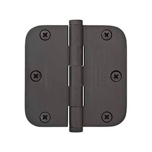 lot 61453 image: Emtek Steel Hinge Plain Bearing Hinges - 2 Pc