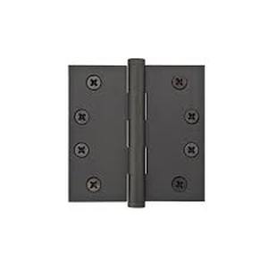 lot 61483 image: Emtek Steel Hinge Plain Bearing Hinges - Black