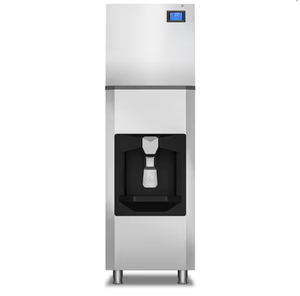 22.2in.400 lbs./24 H,Built-In or Freestanding Freestanding Stainless Steel Commercial Ice Maker with 200 lbs. Storage - Retail: $2773.16