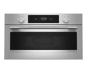 lot 8 image: KitchenAid 1.4 cu. ft. Electric Built-In Microwave in PrintShield Stainless Steel  - Retail $2777.00
