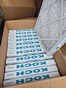 Koch Multi-Pleat Extended Surface Air Filter 16x16x2 Lot of 12
