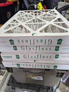 lot 118 image: Glasfloss Air Filter 14x20x2 Extended Surface MERV 11 Lot of 4