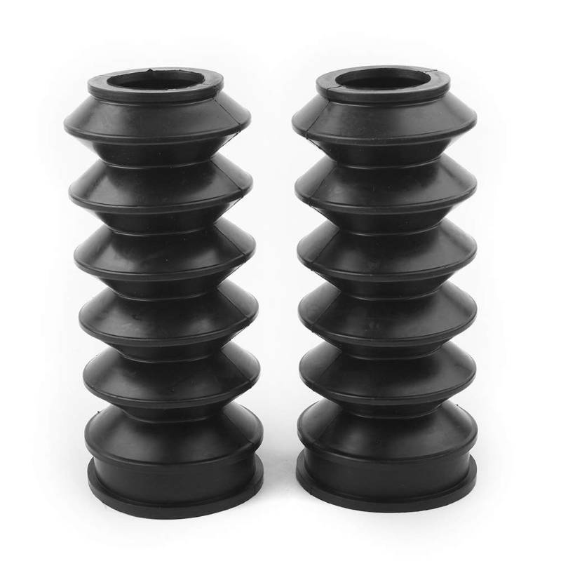 lot 5739 image: GZYF Fork Cover Front Gaiters Boot Shock Absorber 35mm for Harley Street XG500 XG750 2014 2015 2016 2017 2018, Black