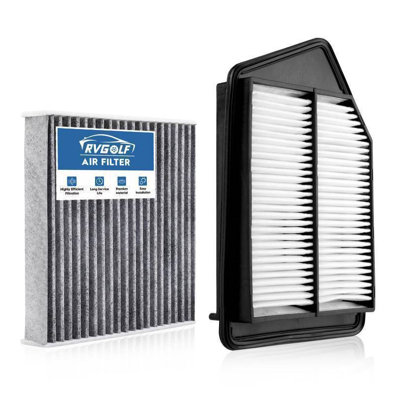 lot 6319 image: RV golf EngineCabin Air Filters Set Fit for 2013-2017 Honda Accord 2.4L, 2015-2020 Acura TLX 2.4L ( All Not for Hybrid) Engine Air Filter for My Car Replacement Automotive Accessories CF10134 CA11476