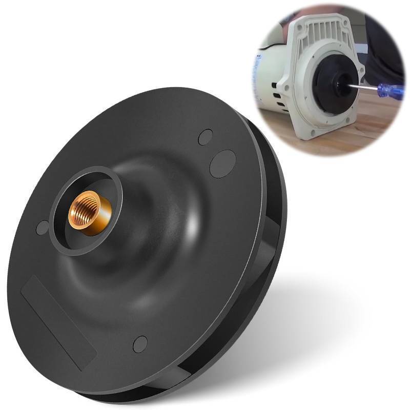 lot 6348 image: Bzcovac 073131 Impeller Compatible with WhisperFlo and IntelliFlo 3HP Pool and Spa Pumps, Black