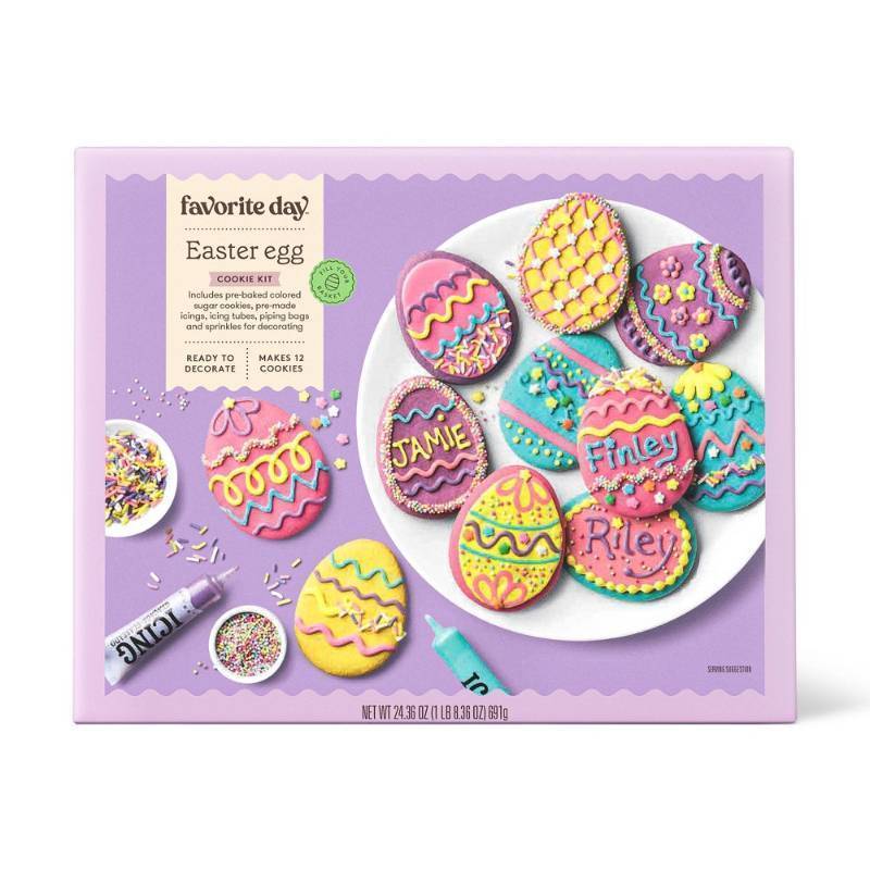 lot 6699 image: Easter Egg Cookie Kit - 24.36oz - Favorite Day - Best by 826
