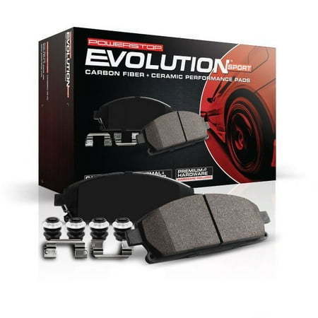 lot 7417 image: Power Stop Rear Z23 Evolution Carbon-Fiber Ceramic Brake Pads Z23-1451 - Retail $152