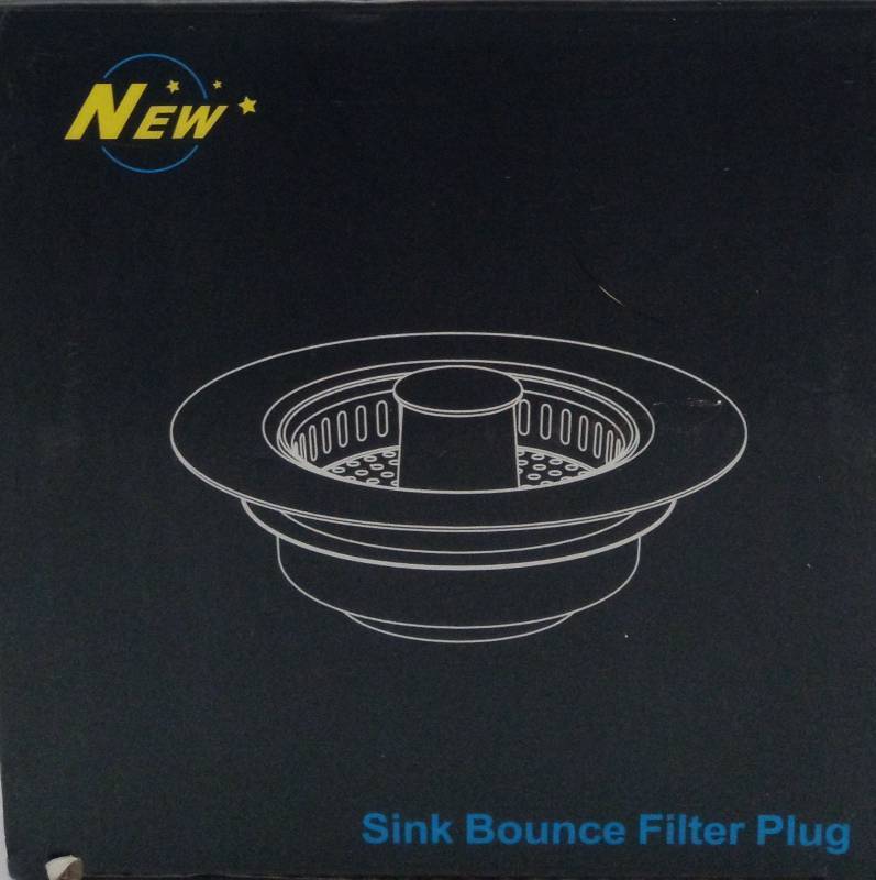 lot 7446 image: Sink Bounce Filter Plug Push Type Easy to Clean