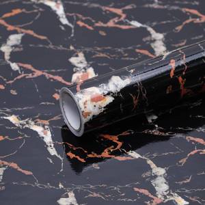 lot 8443 image: FEILAYS Black Marble Granite Wallpaper Peel Stick Thicken Waterproof Furniture DIY Wallpaper Self-Adhesive Contact Paper 11.8x78.7 Marble Vinyl Wrap for Countertop Fireplace Backsplash