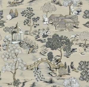 lot 8444 image: CiCiwind Vintage Peel and Stick Wallpaper Brown Wallpaper Farmhouse Contact Paper Toile Retro Removable Self Adhesive Japanese Textured Wall Paper for Bathroom Bedroom Cabinets 16 x 78.7