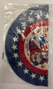 lot 8459 image: Patriotic Gnome Print  4 pack place mats