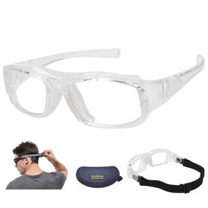 SooGree Sport Goggles Glasses Squash & Racquetball Goggles Basketball Glasses Adjustable Strap Resistant Impact - Retail: $40