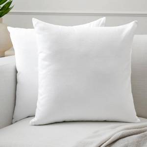 lot 8587 image: Encasa XO Throw Pillow Covers, Cotton, No Inserts 12x12