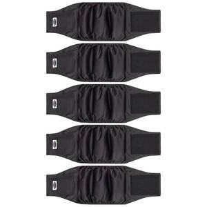 lot 8605 image: Tuiskusa Male Dog Diapers, High Absorbing Dog Belly Bands for Male Dogs, Washable Reusable Dog Male Wraps(5 Pack) - Retail $28