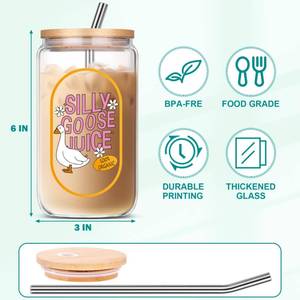 lot 8055 image: K Coffee Iced Cute Glass Cups with Lids and Straws - Personalized Monogrammed Gifts for Sister, Mom, Friend, Wife - Birthday, Christmas, Mothers Day,  The Glass has the letter K
