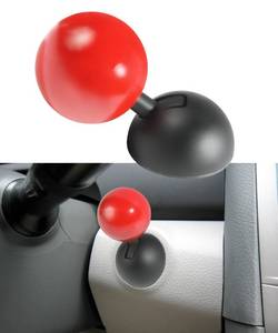 lot 8095 image: bylikeho Push to Start Button Cover, Car Accessories Car Push to Start Button Rocker, Car Starter Button Cover, Joystick Car Engine Start Stop Button Cover Protector,Fit for Most Car Start Buttons (Red)