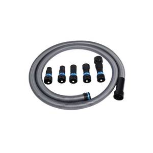 lot 8250 image: Cen-Tec Systems 94698 Quick Click 10 Ft. Hose for Home and Shop Vacuums with Expanded Multi-Brand Power Tool Adapter Set for Dust Collection - Retail $53