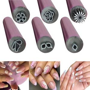 lot 8296 image: 6-Pack Nail Art Stamp Pen Set, Nail Art Pen Set, Nail Art Graffiti Nail Art Dotting Tools, Nail Art Stamp Pen DIY Nail Art Tools for Girls and Women