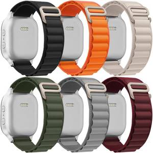 lot 8303 image: 6 Pack Alpine Loop Bands Compatible with Apple Watch Ultra 3 2 1 Band 49mm 46mm 45mm 44mm Men Women - Soft Sport Loop Bands Replacement Strap for iWatch Ultra 3&2&1 Series 11 10 9 8 7 SE 6 5 4