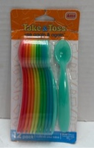 lot 8322 image: Take & Toss Spoons 12 Pack 4m