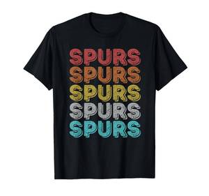 lot 8346 image: Vintage Retro Spurs T-Shirt - size medium
