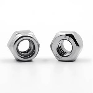 lot 8351 image: WEGOUP 14-20 Stainless Steel Lock Nuts, 28 Pack A2-70 Nylon Insert Hex Nuts, Self-Locking 304 Stainless Steel Coarse Thread, Bright Finish