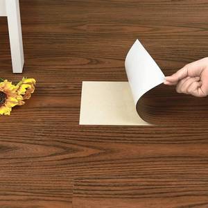 lot 8530 image: Peel and Stick Floor Tile, Covered 30 Sq.Ft, Waterproof Natural Red Wood Grain Look, Self Adhesive and Removable for Bathroom Kitchen Living Room Bedroom DIY 35in x 6in (20 PCS)