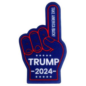lot 8536 image: Trump 2024 17 Foam Finger, Take America Back Great Gift or Accessory,Trump Merchandise,Durable, Comfortable, Universal Size, MAGA,Trump Flag
