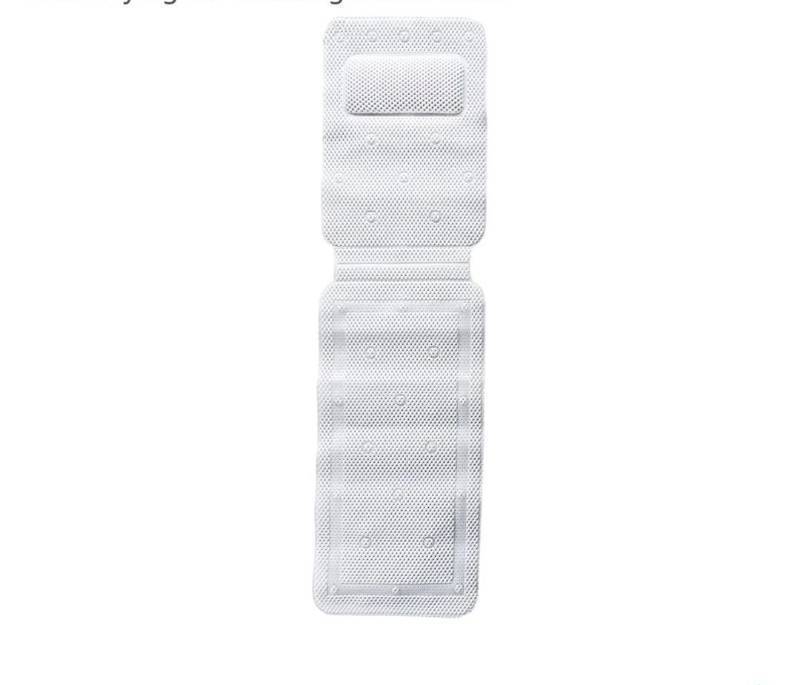 lot 19053 image: MAGICLULU 1Pc Non Slip PVC Bathtub Pad with Hollow Design Soft Bath Mat for Home Shower Easy Cleaning Fast Drying for Relaxing Soaks White - Retail $28