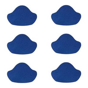 lot 8703 image: BITTONE Shoe Heel Repar, 6 Pcs Kit Self Adhesive Inside Shoe Patches for Loose Shoes Anti Blister Comfort Insole Heel Protectors. (Blue)