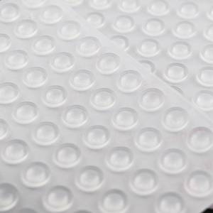 lot 8716 image: Caishun 200PCS Rubber Cushion Self Adhesive Bumper Pads 0.4x0.2inch Sound Damping Transparent Cabinet Door Liners Drawer Stopper Furniture Appliance Gaskets