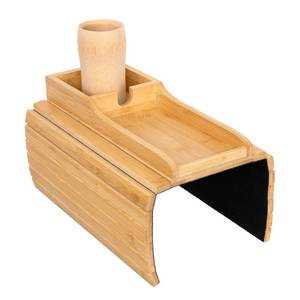 lot 8719 image: Sofa Armrest Tray Bamboo- Couch Arm Tray - Couch Arm Table - Armchair Caddy - Sofa Tray- Arm Chair Table Tray - Sofa Armrest Organizer - Sofa Arm Tray - Couch Arm Table Tray - Sofa Cup Holder