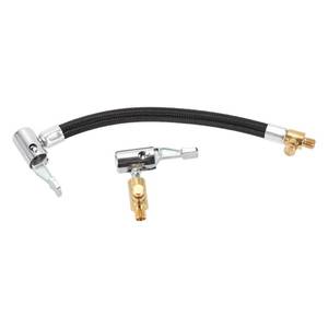 lot 8775 image: Partuto 1 Set 7.87inch 0.305inx32TPI Universal Tire Inflator Extension Tube for Car Motorcycle Bicycle Air Pump Extend Hose Adapter Tire Valve Durable Nylon Black