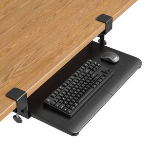 lot 8813 image: BONTEC Under Desk Keyboard Tray, Pull-Out Keyboard & Mouse Platform - Retail $42