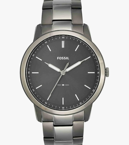 Fossil Men's Minimalist Quartz Stainless Steel Three-Hand Watch for Men