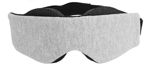 lot 8935 image: Contoured, Adjustable 3D Breathable Eye Cover Blocking Light with Compact Carrying Pouch for Home Travel Use