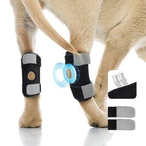lot 9049 image: Dog Leg Braces for Hock & Ankle 1 Pair Canine RearFront Leg Support Splints for Joint Injury Torn CCL ACLCarpal Wrist Wrap Protection SleevePrevent Wound Enhance Mobility Recovery (X Large) - Retail $40