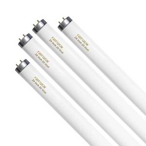lot 9055 image: F20T12CW 20 Watt Light Bulb Cool White, 24 Inch T12 Fluorescent Tube 20W Compatible with Philips Sylvania GE Light Fixture G13 Cap 4 Count - Retail $40