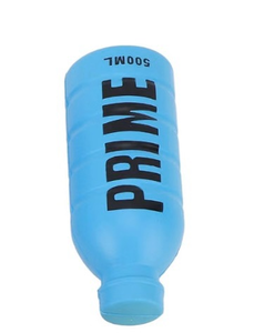 lot 9088 image: Blue Stress Relief Beverage Bottle Toy  - Water Bottle Squeezing Fidget Toy Featuring Great Resiliency, PU Foam Decompression Toy