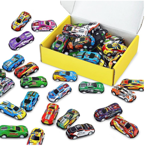lot 15512 image: Vileafy 30 Toy Cars for Kids, Mini Race Car Party Favors & Classroom Prizes Bulk Pull Back Small Cars for Treasure Boxes, Goodie Bag Stuffers, Boys and Girls Ages 4-8,  Durable & Assorted Styles