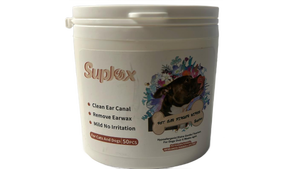 lot 15525 image: Supplies Pet Ear Finger Wipes 50pcs Clean Canal Remove Earwax Cats Dogs