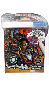 lot 15527 image: Bendon Imagine Ink Magic Ink Pictures Black Panther Wakanda Forever Mess-Free Marker