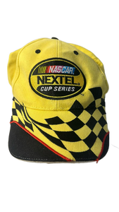 lot 15538 image: NASCAR Nextel Cup Series Yellow Black Checkered Cap