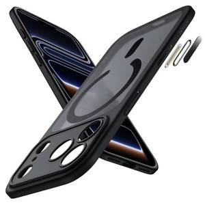 lot 15554 image: JETech Magnetic Matte Case for iPhone 17 Pro, Black